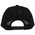 Men's Hooey "Sterling" Hooey Hat Black With White and Red Hooey Logo 2506T-BK