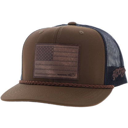 Men's Hooey Liberty Roper Cap 2510T-BRBK