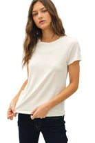 Be Cool Women's Bamboo/Modal Basic Round Neck T-shirt