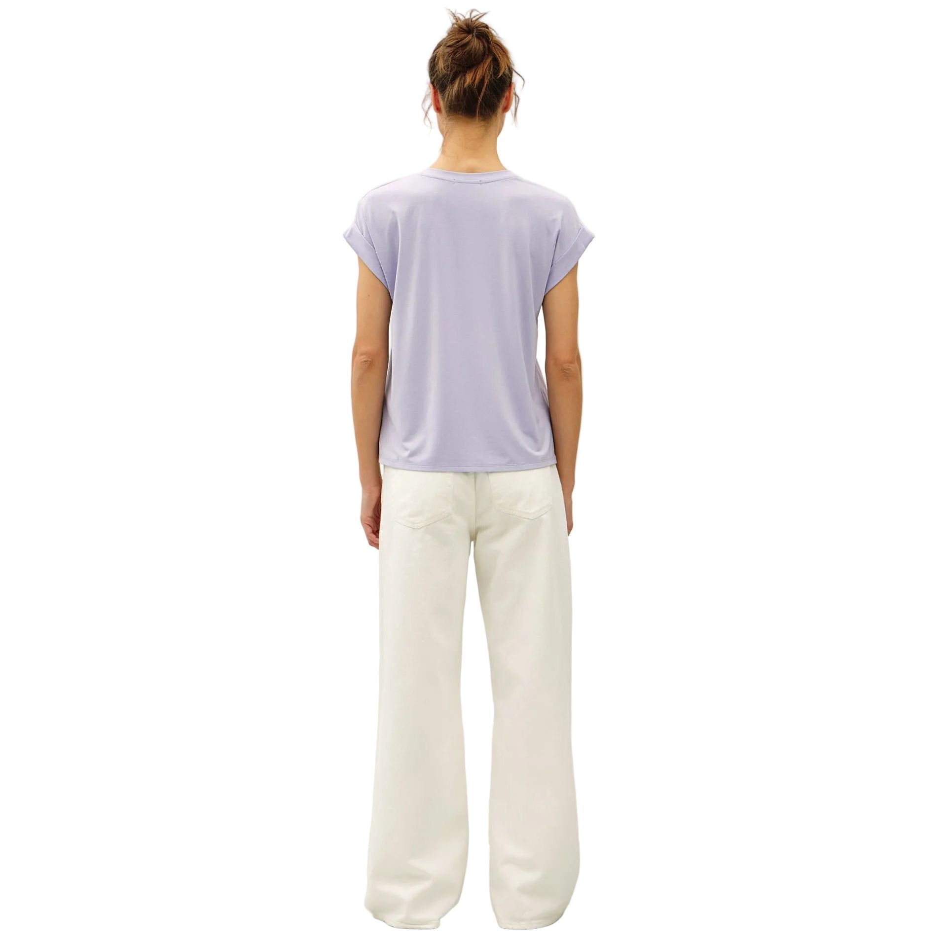 Women's Be Cool Bamboo/modal V-neck Dolman Cap Sleeve T-shirt 19744