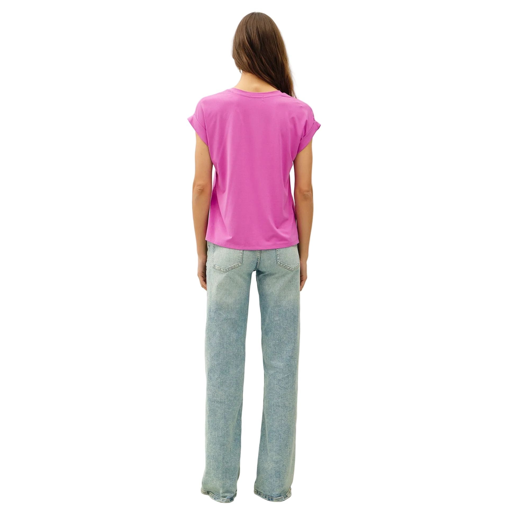 Women's Be Cool Bamboo/modal V-neck Dolman Cap Sleeve T-shirt 19744