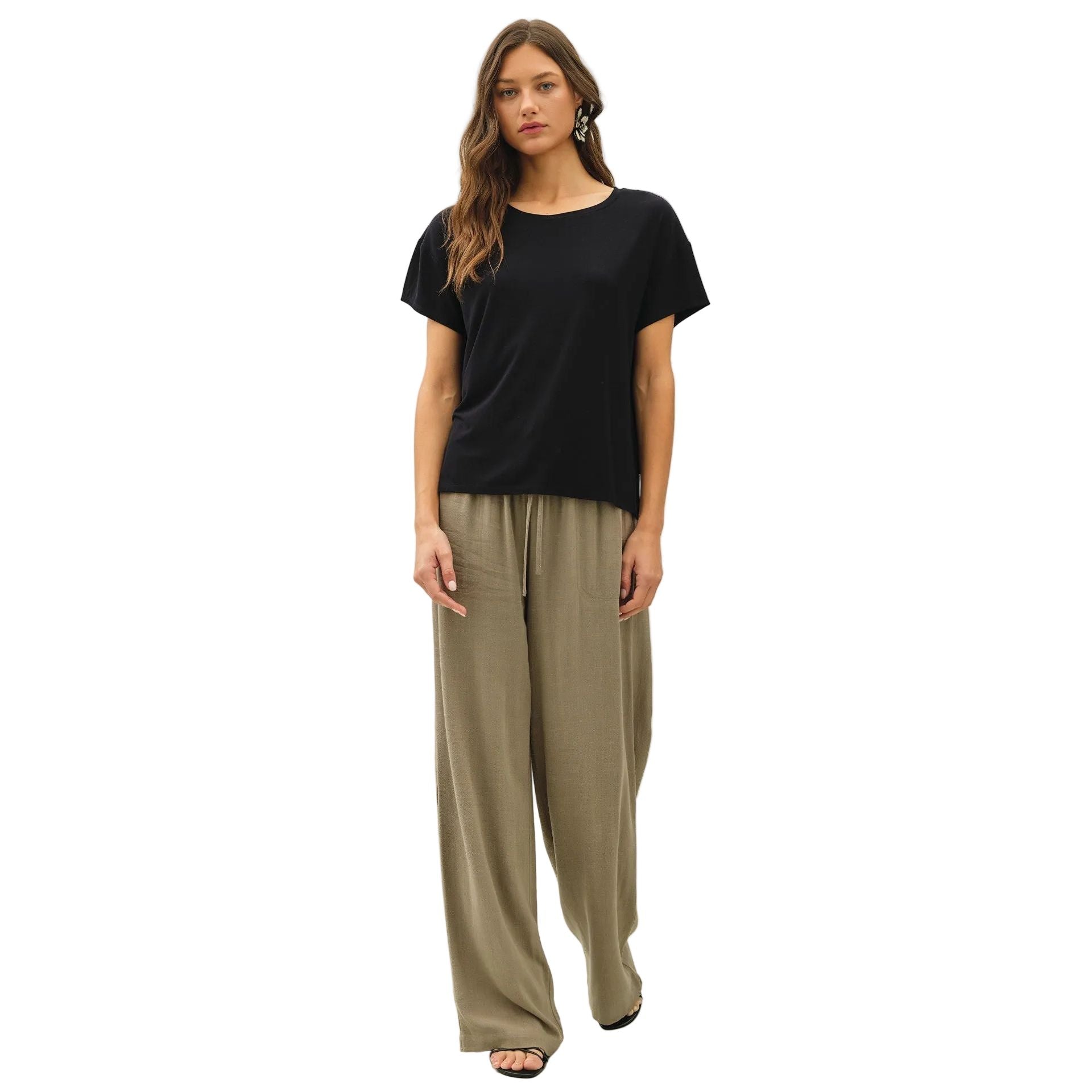 Women's Be Cool Bamboo/modal Crewneck Oversized T-shirt 19884