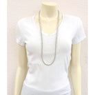 Women's Isac Western Silver-Tone Bead Necklace 739706