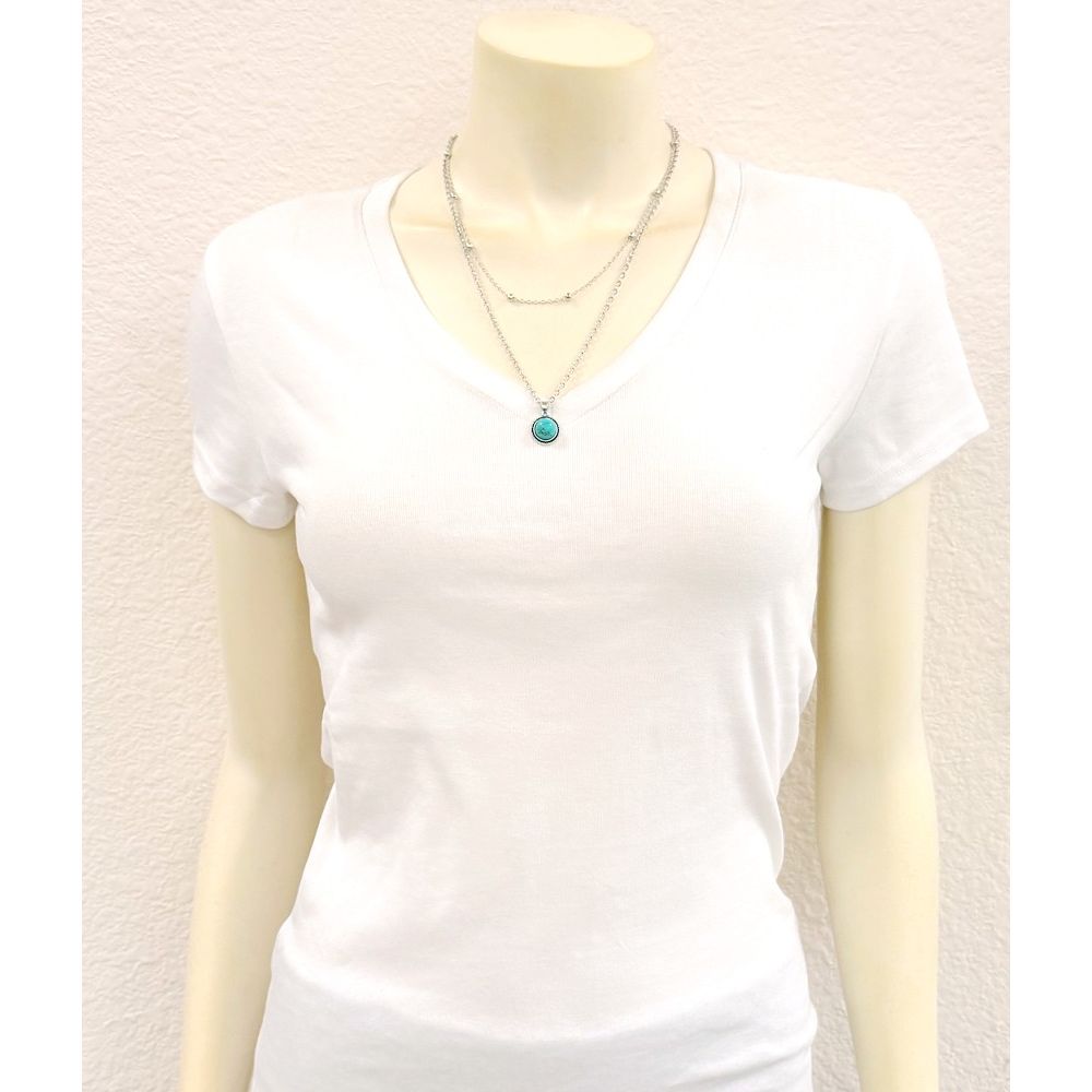 Women's Isac 20" 10mm Turquoise Strand Necklace 739719