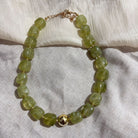 Women's Green Resin Bead Necklace 