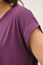 Be Cool Women's Bamboo/Modal Dolman Cap Sleeve Top 