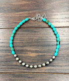 Women's Isac 15" Handmade 10mm Oval Navajo Necklace 739744