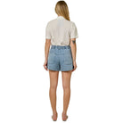 Women's Denim Washed Pull-on Shorts 61487
