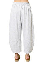 Women's Ash Gray Scuba Barrel Pants 