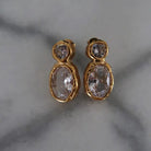 Women's Gold Serenity Earrings 