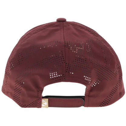 Men's Hooey "OG" Hooey Hat Maroon with Yellow Stitching 2560T-MA - Crazy House Western Wear