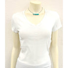 Women's Isac Silver and Turquoise Necklace 739775