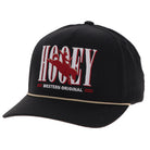 Men's Hooey "Wild Ride" Hat Black with Hooey Embroidered Logo 2569T-BK