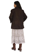 Women's Brown Suede Jacket 