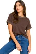 Women's Rib Trim Top 