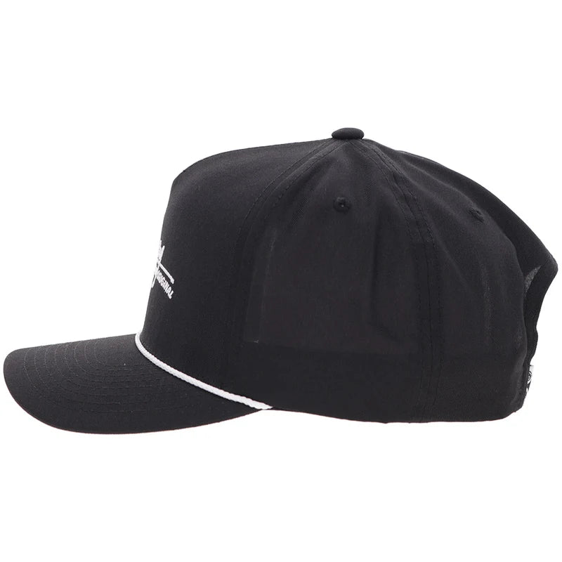 Hooey Boy's Black "Mark Out" Snapback 2601T-BK-Y