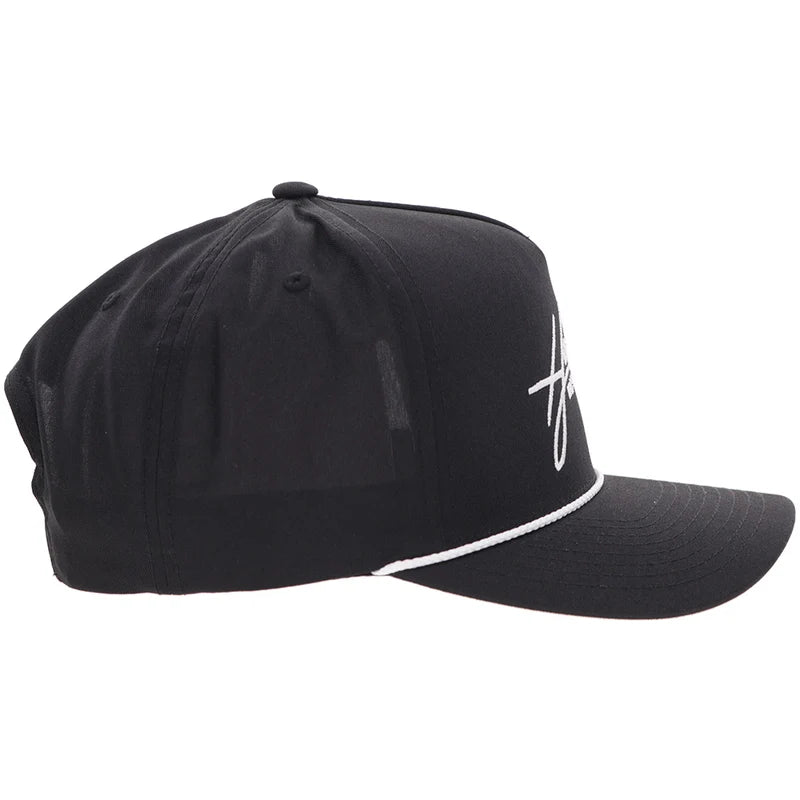 Hooey Boy's Black "Mark Out" Snapback 2601T-BK-Y