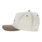 Hooey Men's Cream/Brown Mark Out 5-Panel Full Surround Snapback Cap 2601T-CRBR