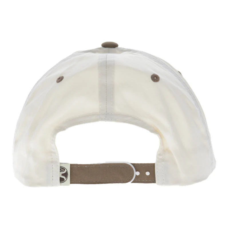 Hooey Men's Cream/Brown Mark Out 5-Panel Full Surround Snapback Cap 2601T-CRBR