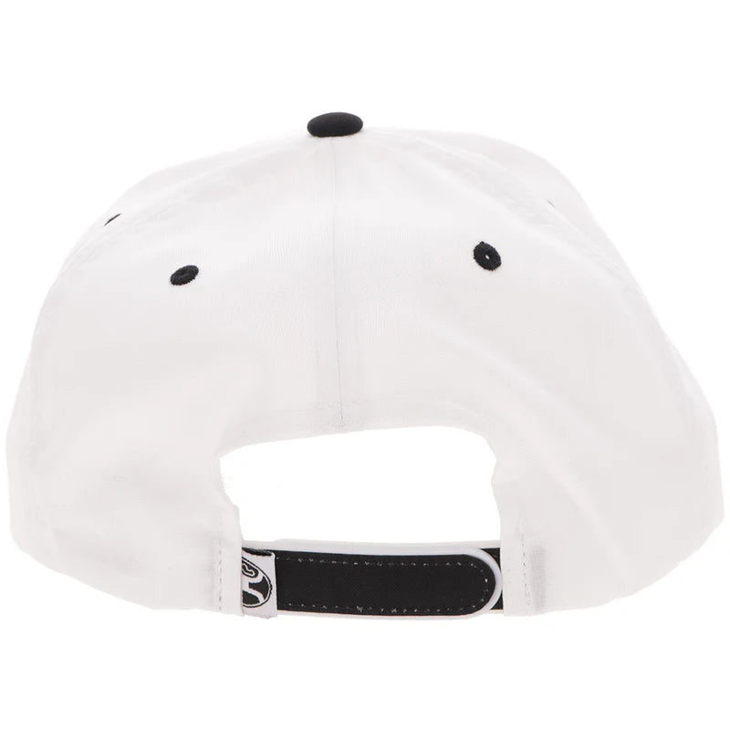 Men's Hooey White and Black "Mark Out" Cap 2601T-WHBK