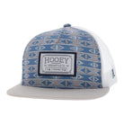 Hooey Men's Blue/White Doc 5-Panel Trucker Snapback 2602T-BLWH