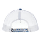 Hooey Men's Blue/White Doc 5-Panel Trucker Snapback 2602T-BLWH