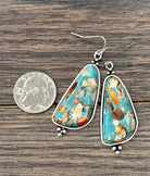 Isac Women's Big 2" Western Gemstone Earrings 