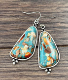 Isac Women's Big 2" Western Gemstone Earrings 