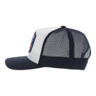Hooey Men's White/Navy Salado 5-Panel Trucker Snapback 2604T-WHNV