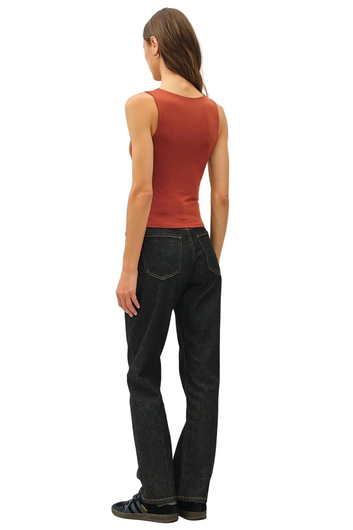 Be Cool Women's Double Lined Square Neck Tank Top 
