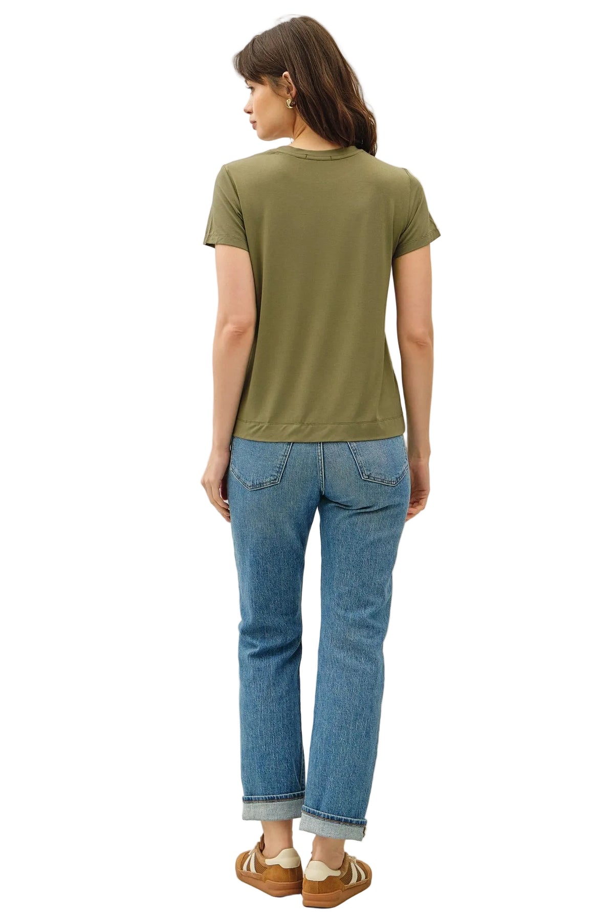 Be Cool Women's Bamboo/Modal Basic Round Neck T-shirt 