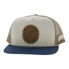 Hooey Men's Cream/Tan Spur 5-Panel Trucker Snapback 2614T-CRTN