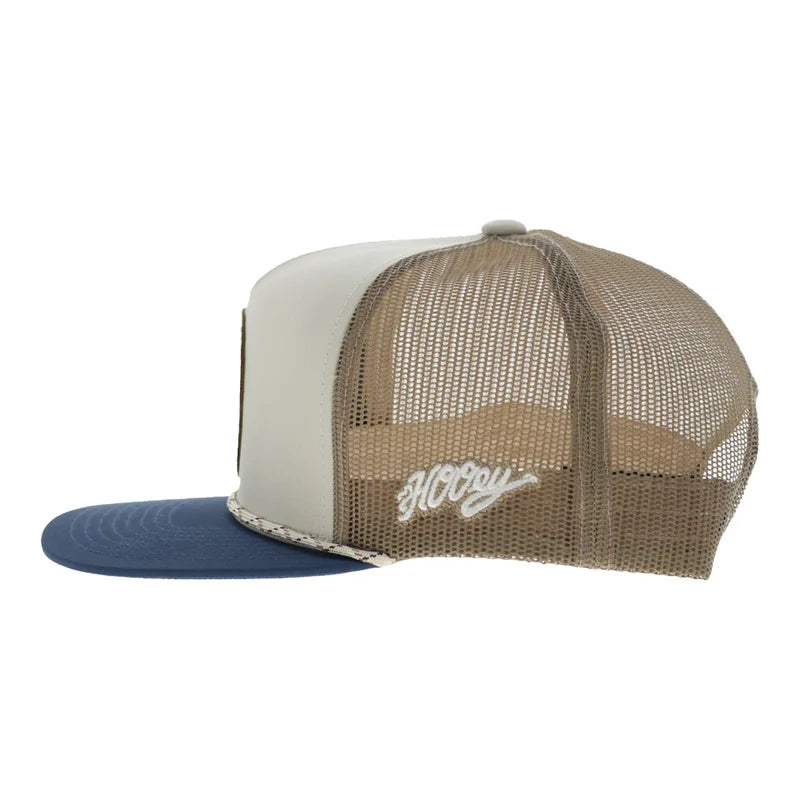 Hooey Men's Cream/Tan Spur 5-Panel Trucker Snapback 2614T-CRTN