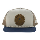 Hooey Men's Cream/Tan Spur 5-Panel Trucker Snapback 2614T-CRTN