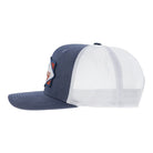 Hooey Men's Denim/White Diamond 6-Panel Trucker Snapback 2622T-DEWH