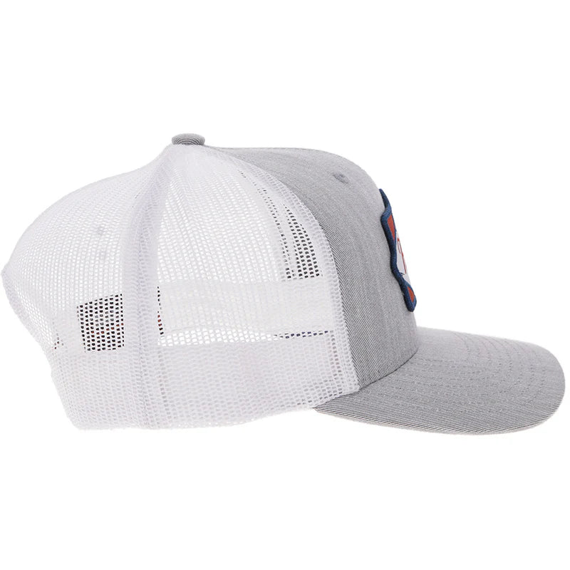 Men's Hooey Gray and White "Diamond" Hooey Cap 2622T-GYWH
