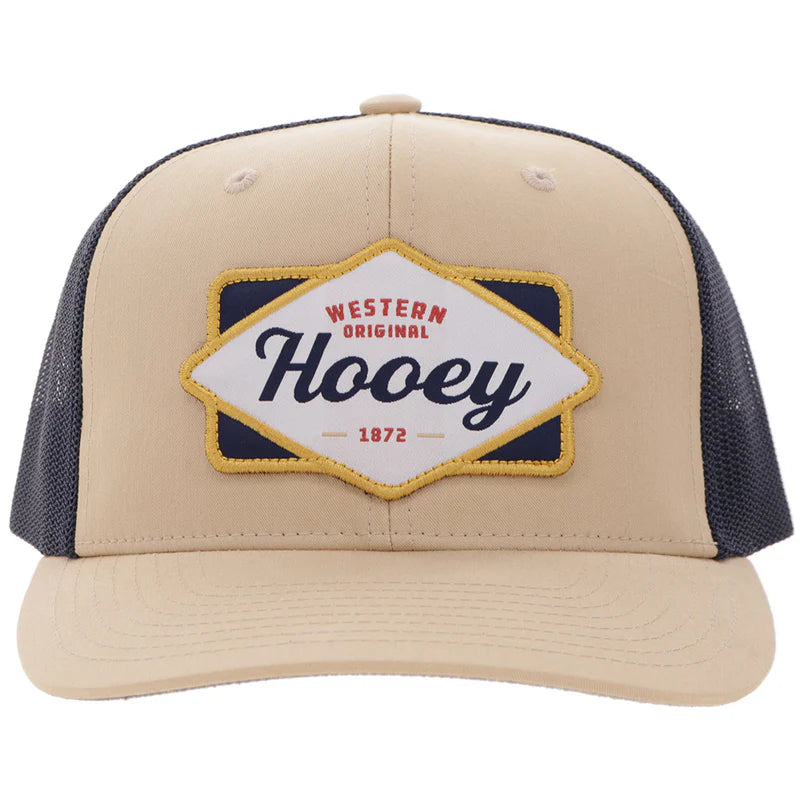 Men's Hooey Tan and Navy "Diamond" Cap 2622T-TNNV