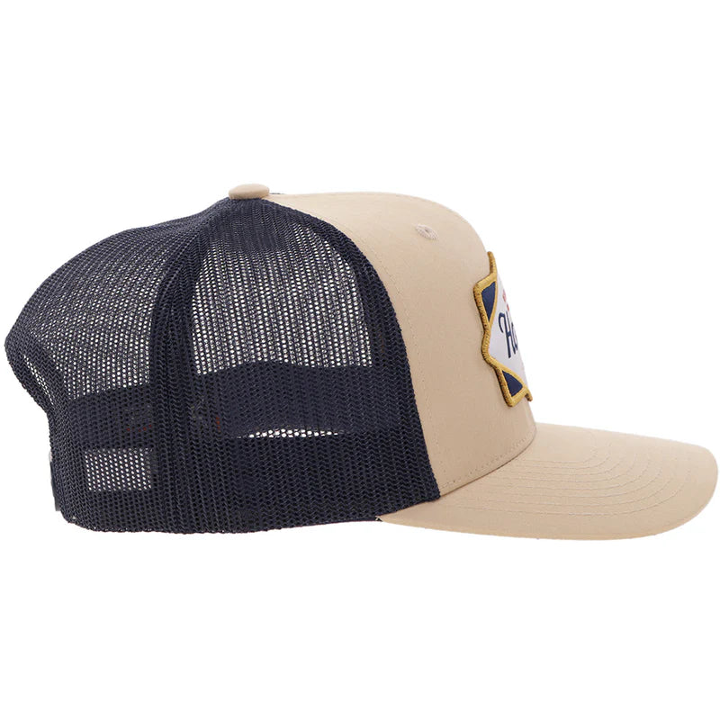 Men's Hooey Tan and Navy "Diamond" Cap 2622T-TNNV
