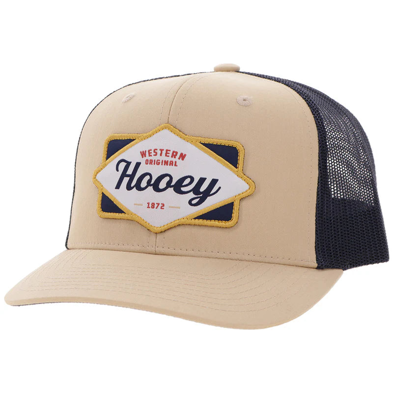 Men's Hooey Tan and Navy "Diamond" Cap 2622T-TNNV