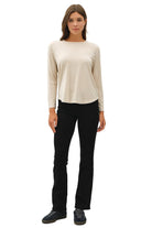 Be Cool Women's Bamboo/Modal Long Sleeve Round Neck T-shirt 