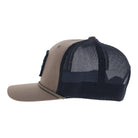 Hooey Men's Tan/Navy "Zenith" 6-Panel Trucker Snapback 2624T-TNNV