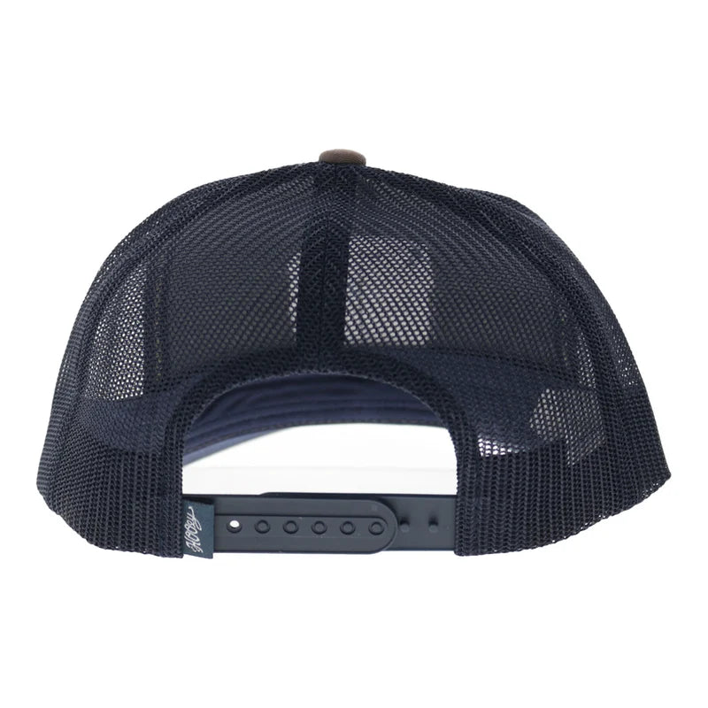 Hooey Men's Tan/Navy "Zenith" 6-Panel Trucker Snapback 2624T-TNNV