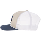 Men's Hooey "Zenith" Cap Tan/White with Multi-Color Patch 2624T-TNWH