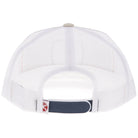 Men's Hooey "Zenith" Cap Tan/White with Multi-Color Patch 2624T-TNWH