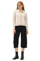 Be Cool Women's Natural Archive Polo Knit Cardigan