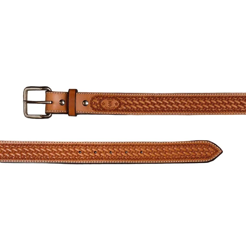 Men's Texas Saddlery Natural Basket Belt 1C25