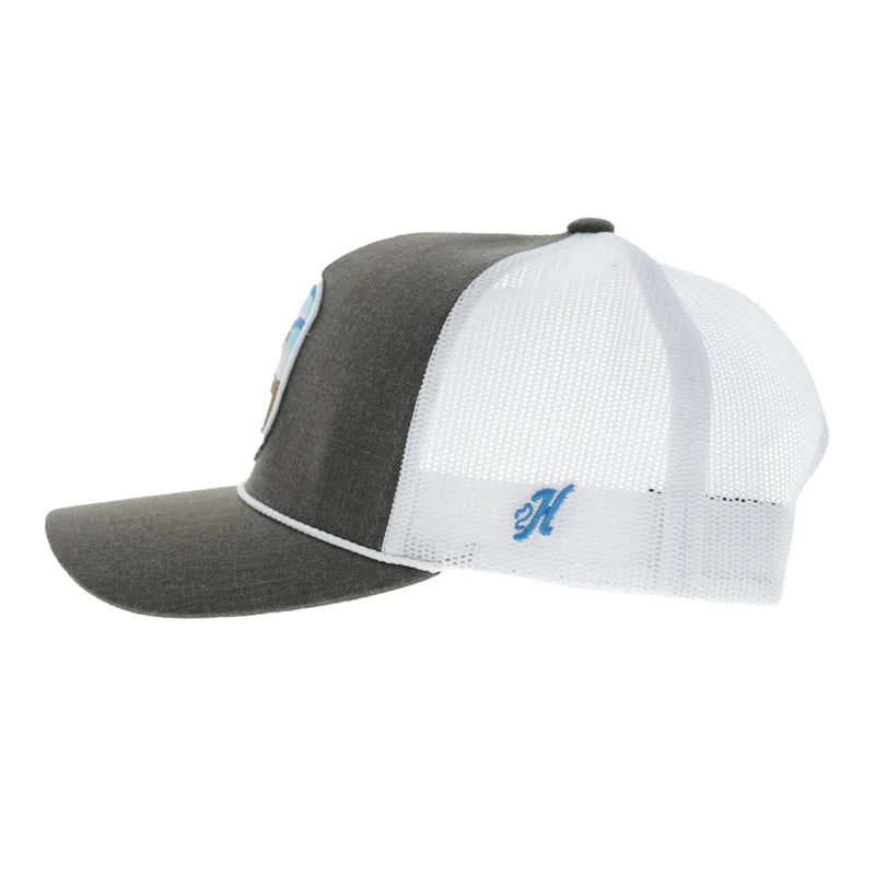 Hooey Men's Brown/White Cheyenne 5-Panel Trucker Snapback 2647T-BRWH