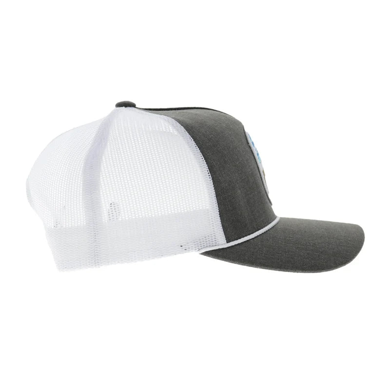 Hooey Men's Brown/White Cheyenne 5-Panel Trucker Snapback 2647T-BRWH