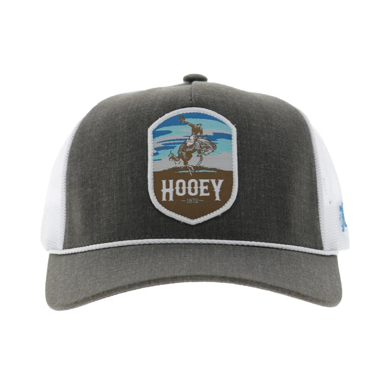 Hooey Men's Brown/White Cheyenne 5-Panel Trucker Snapback 2647T-BRWH