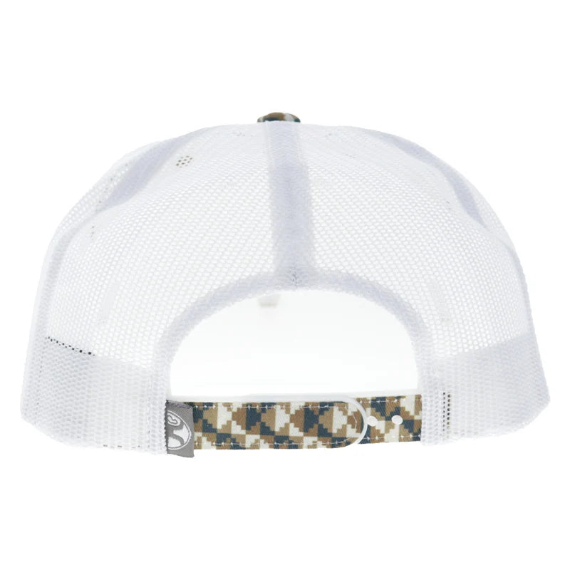 Hooey Men's Tan/White Lakota 6-Panel Trucker Snapback 2648T-TNWH